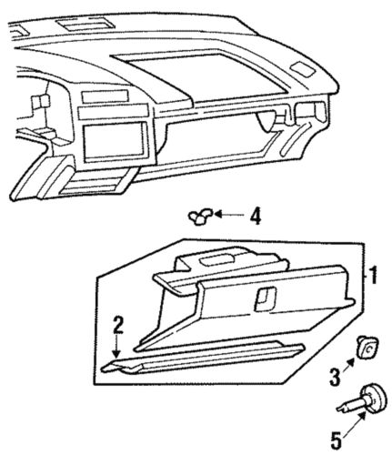 Genuine gm lock 10255505