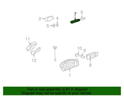 Genuine gm switch assembly-drvr info display 15773601