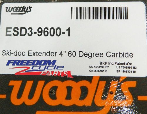 Woody&#039;s ski-doo extender carbide 4&#034; wear bars runners skags esd3-9600-1