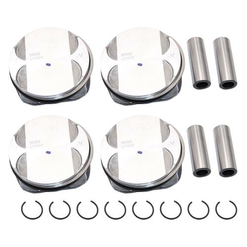 4 set pistons &amp; rings kit for buick chevrolet gmc pontiac saturn 2.4l 12578324