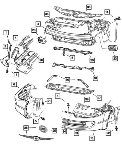 Genuine mopar air dam 4574821