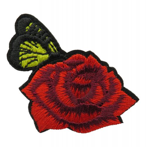 Flower cowboy western patch patch rockabilly ironing patch retro 50-60s style-