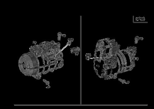 Genuine mercedes-benz remanufactured refrigerant compressor 000-830-65-00-80