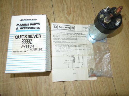 Nos quicksilver mercruiser sterndrive switch assembly solenoid 89902