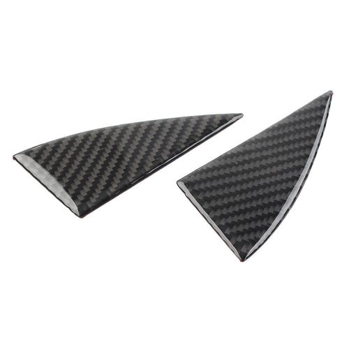 2 pcs a pillar front triangle cover trim black for chevrolet equinox 2018-2021