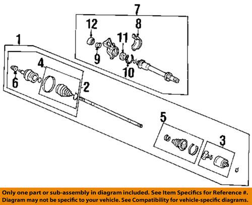 Honda oem 44018s0xa04 cv joint boot-outer boot