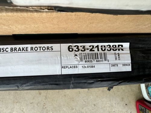 Disc brake rotor-std trans dfc 633-21038r