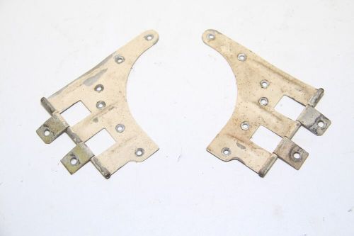 Cessna 150 upper cabin door hinge set (2) l/h &amp; r/h, p/n: 0411602-2 / 0411602-1