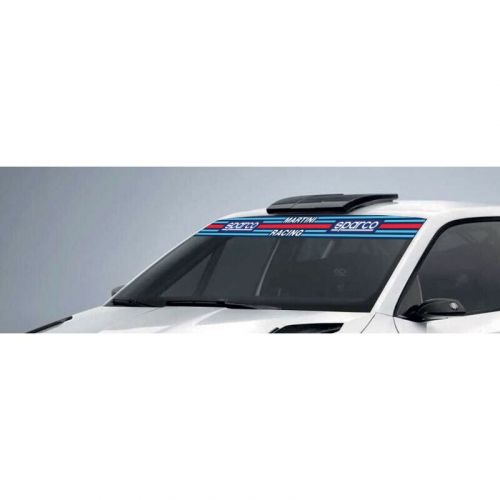 Sparco martini racing front sun visor strip