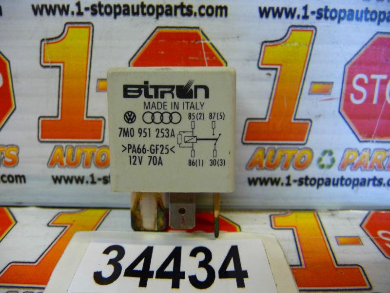 99 00 01 volkswagen beetle relay multi purpose 7m0951253a oem