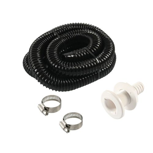 3/4 inch bilge pump installation kit with 6ft hose for boats marine yacht