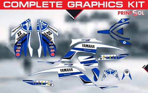 Yamaha raptor 700r 2013-2022 full graphics decals stickers kit