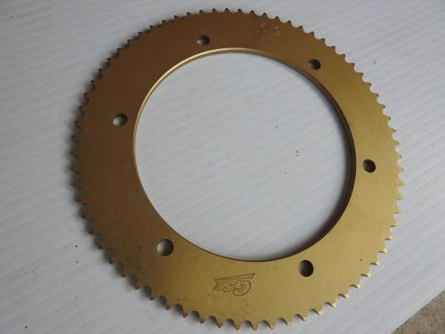 68 tooth 219 pitch one piece gold anodized sprocket