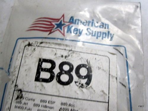 10- b89 key blanks gm model american key supply