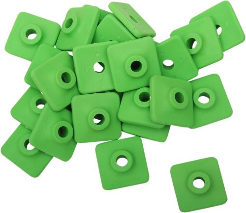 Fast-trac air lite square xl backer plates 5/16in. thread green #702g-96