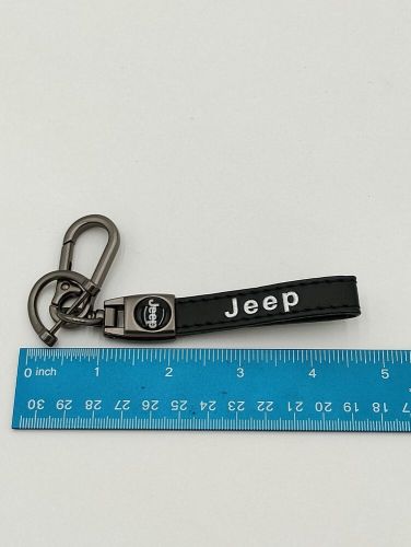 Jeep leather keychain