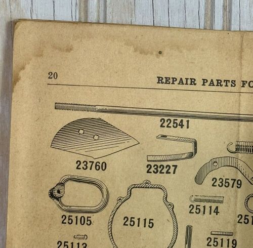 John deere plow works 4b 4c 4d tractor setup operation owner manual 1944