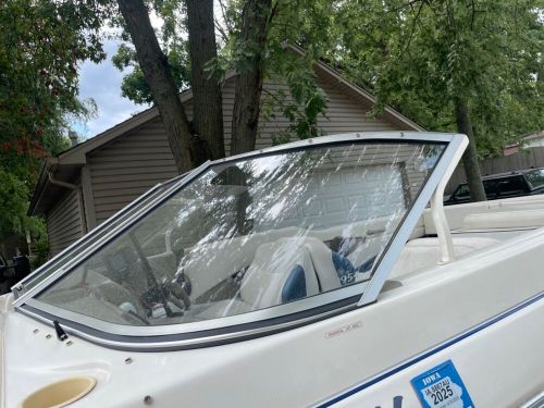 Bayliner capri complete curved glass windshield system 1950