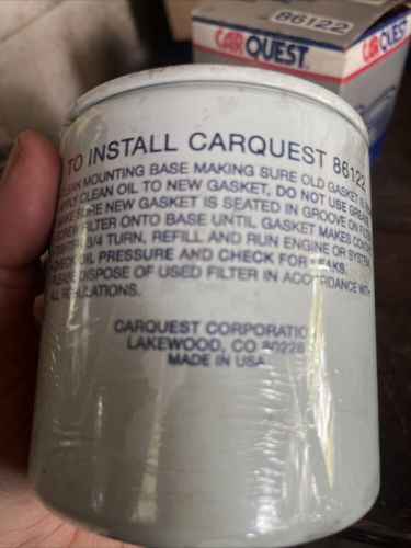 Nos carquest fuel filter secondary 86122 same as wix 33122