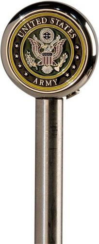 Pro pad 13&#034; flagpole with army crest flag topper