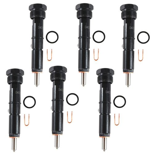 6pcs marine injectors for bosch 300 cummins 50hp 12 valve 0432133864 5.9l