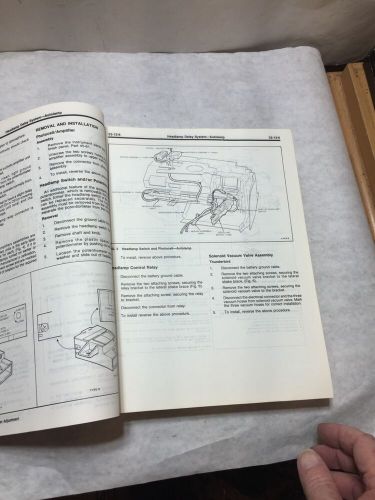 1981 ford car shop service repair manual thunderbird, mustang, xr-7, fairmont, z