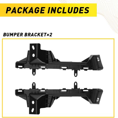 Abs 2pcs left&amp;right side bumper brackets support for 2018-2022 chevrolet equinox