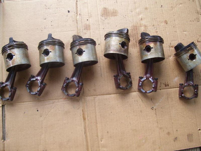 Mercury 90 pistions rods rings  and crankshaft engine motor 82 90 boat outboard