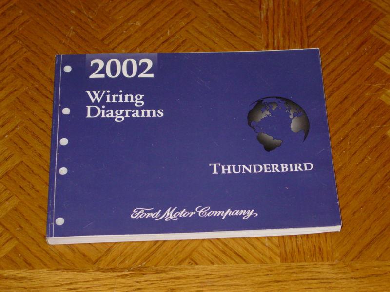 2002 ford thunderbird wiring diagrams workshop shop/service manual/book