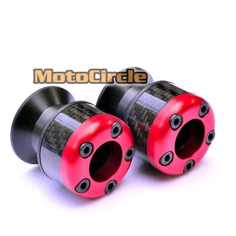 Red motocircle swingarm spools for triumph street triumph 675 daytona r 11 2012