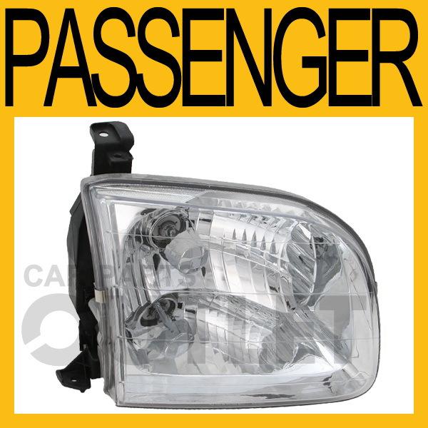 01-04 sequoia 04 tudnra double cab head light lamp assembly right passenger side