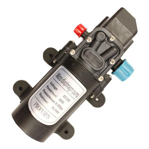 12v volt dc 80psi (>70) 4.3 l/min diaphragm high pressure water pump