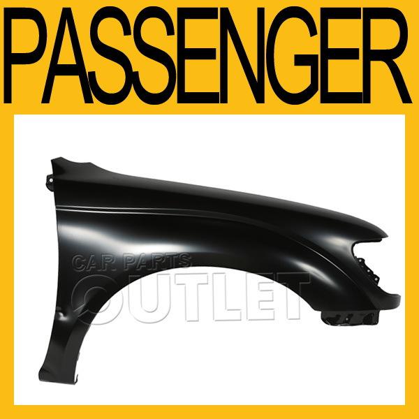 1997 1998 1999 2000 toyota tacoma front fender primered prerunner 2wd sr5 4wd rh