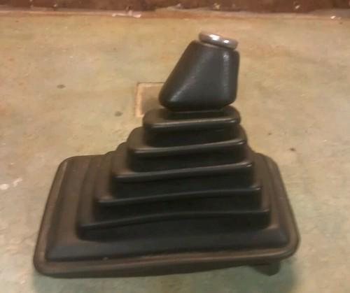 1984 -1989 mitsubishi starion conquest rubber shift boot  black