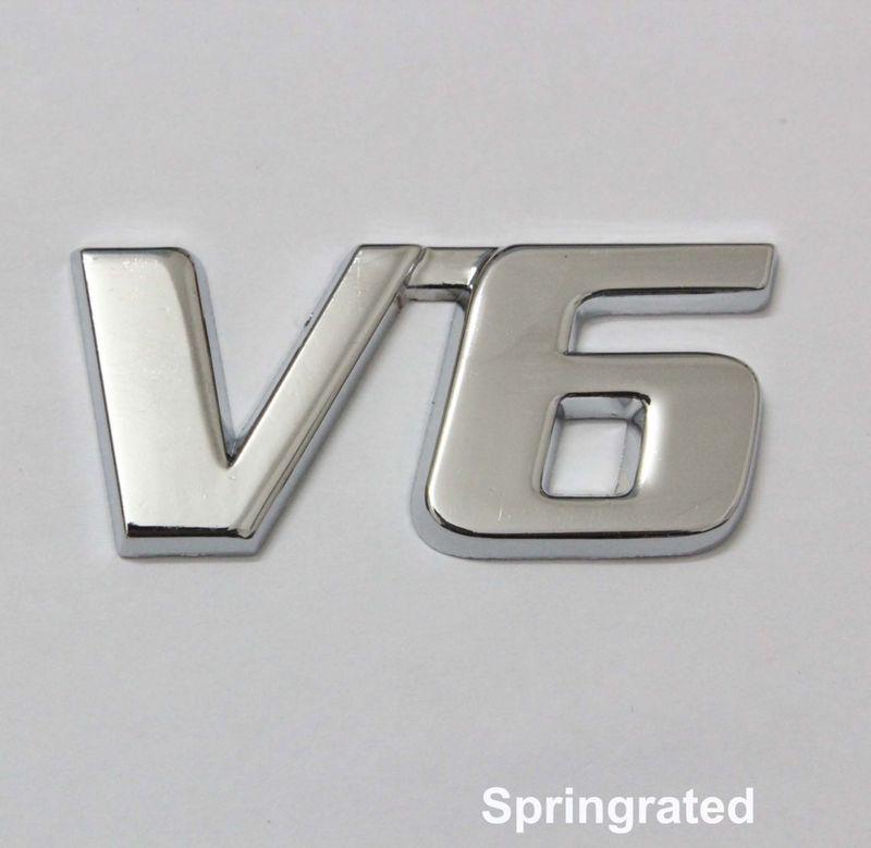 10x car v6 v8 alphabets letter sticker car emblem decals self adhesive badge