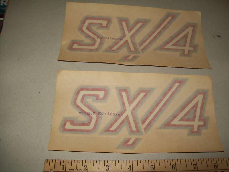 Am amc american motors  2 nos eagle " sx/4 " for the 1980's  decals / stickers