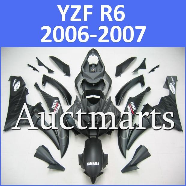 Fit yamaha yzf r6 06 07 yzfr6 2006 2007 600 fairing kit abs bodywork d24 d00