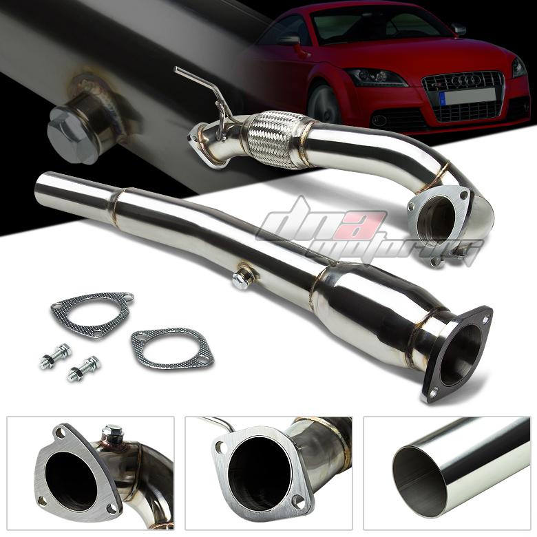 00-06 audi tt quattro/s3 mk1 8l 1.8t stainless steel downpipe down pipe exhaust