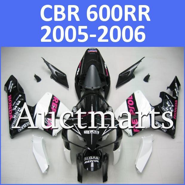 Fit honda 05 06 cbr600rr cbr 600 rr 2005 2006 fairing kit abs plastics b87 d13