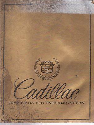 1982 cadillac factory issue repair manual