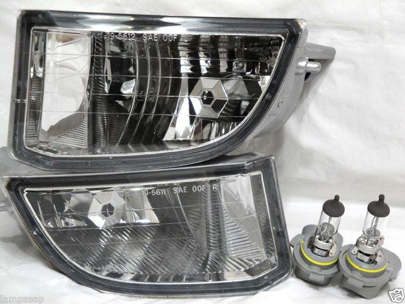 Toyota 2001 2002 2003 rav4 driving fog light lamp rl h one pair w/light bulb new