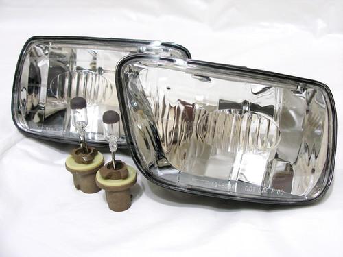 Chevy 2002-2007 trailblazer driving fog light lamp rl h pair w/2 light bulb new