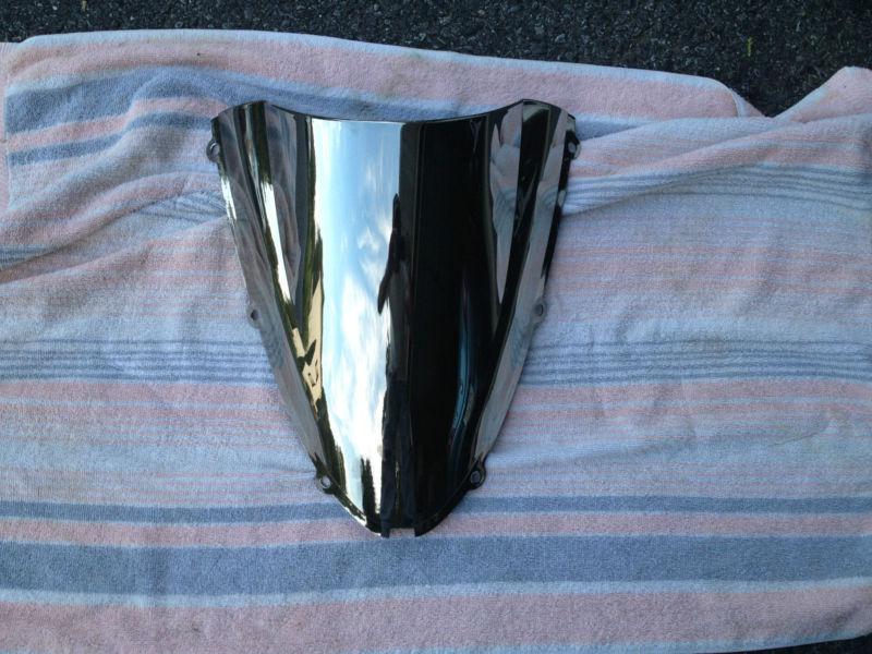 2007 kawasaki zx6r chrome windscreen