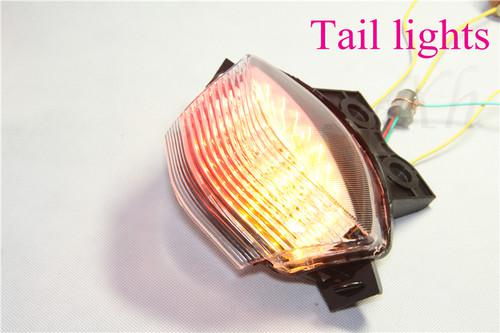 Led tail brake light fit 2006 2007 2008 kawasaki ninja 650r ex650 er-6f clear