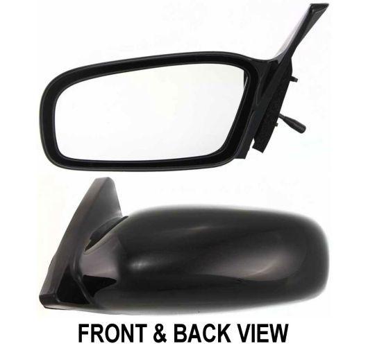 New manual gloss black driver side view mirror for 2000-2005 eclipse left door