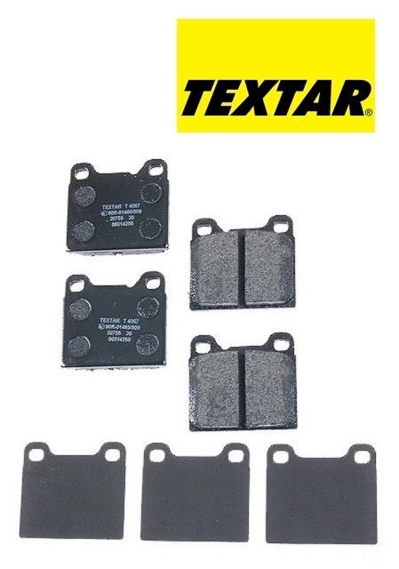 Textar premium disc brake pads set 2075515014t4067 d850t