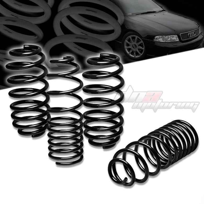 Audi a4/b5 1.5" drop suspension black lowering spring/srpings 320 front 290 rear