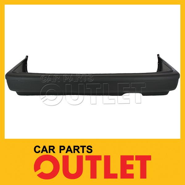 88 89 honda accord sedan dx rear bumper cover matte black textured mldg plastic