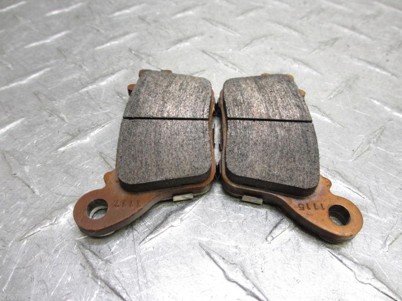 2011 09 10 11 12 suzuki gsxr1000 gsxr 1000 oem rear brakes brake pads 1400 miles