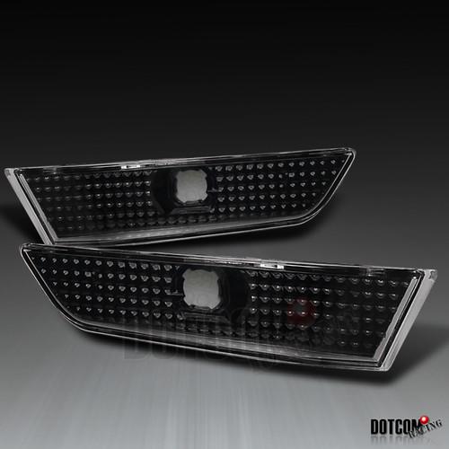 03-07 infiniti g35 2dr black bumper side marker signal lights